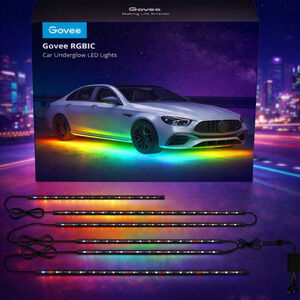 Govee RGBIC Car Underglow Lights 8pc Underbody LED Kit App Music Modes